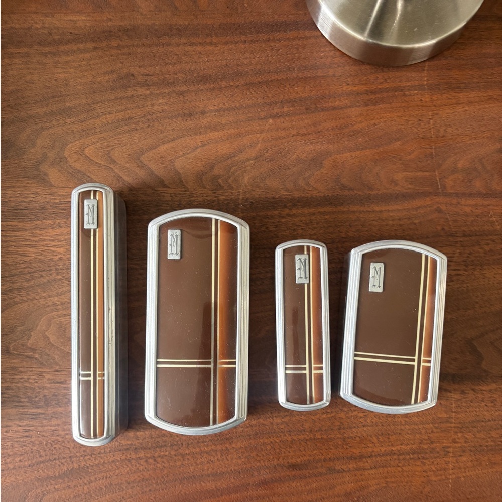 Vintage Men’s Toiletry Decorative Set